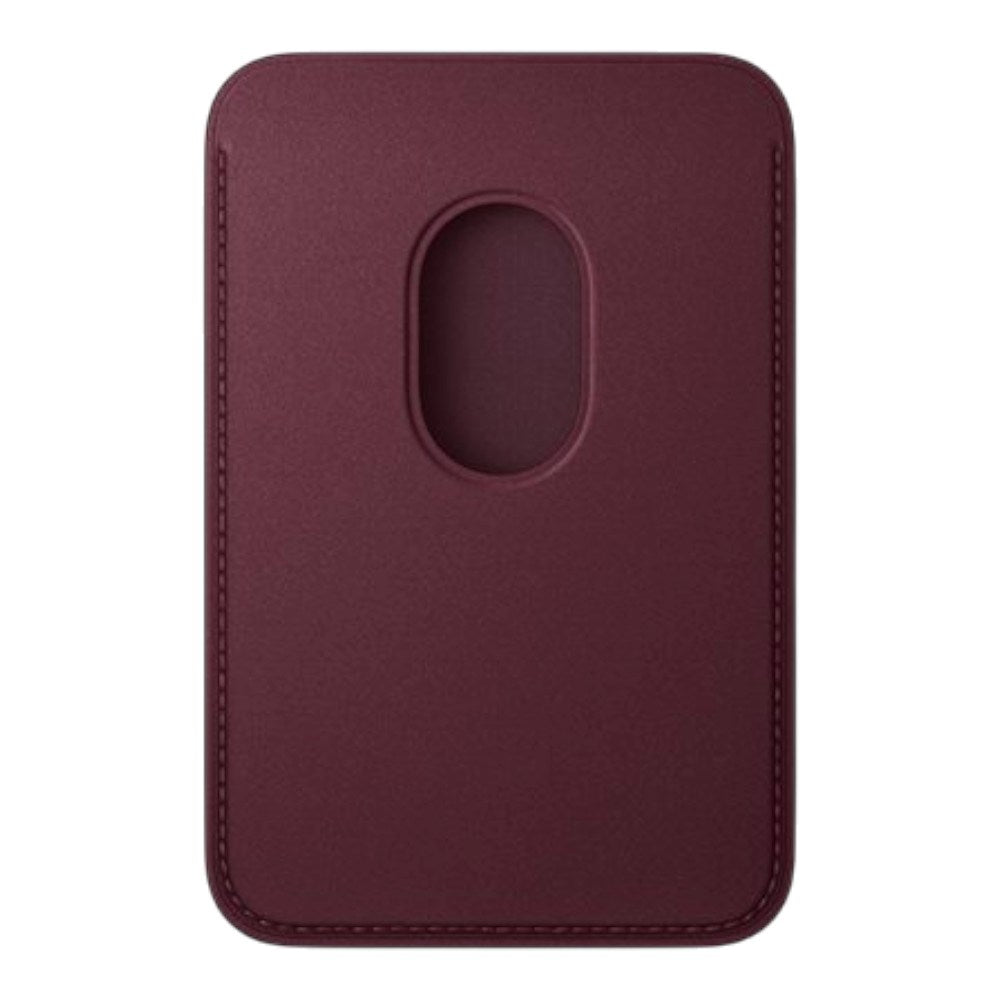 Original Apple FineWoven Kortholder - MagSafe Kompatibel - Burgundy (MK9H4ZM/A)