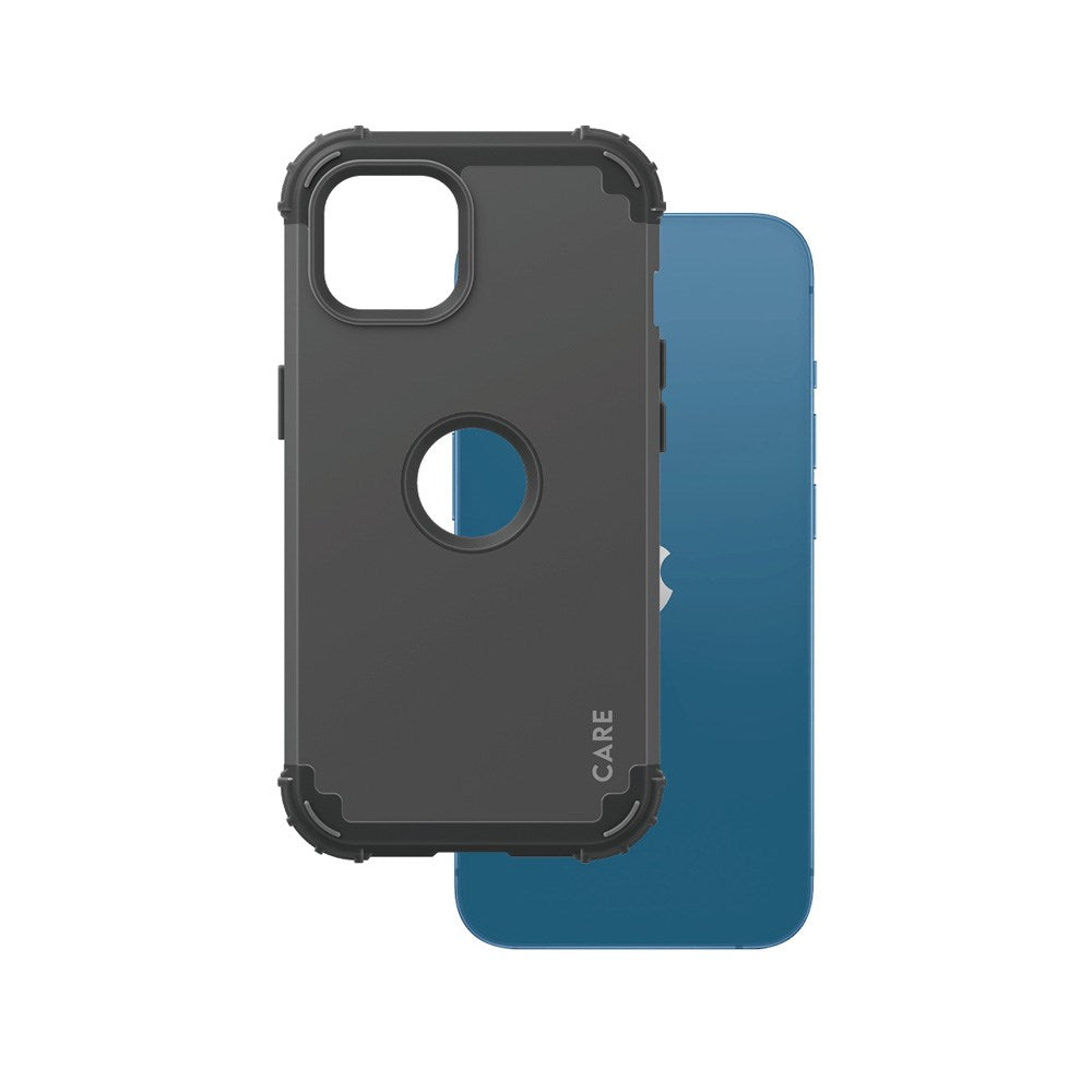 iPhone 14 / 13 CARE by PanzerGlass Fasjonable FORCE-deksel - MagSafe-kompatibel - Svart