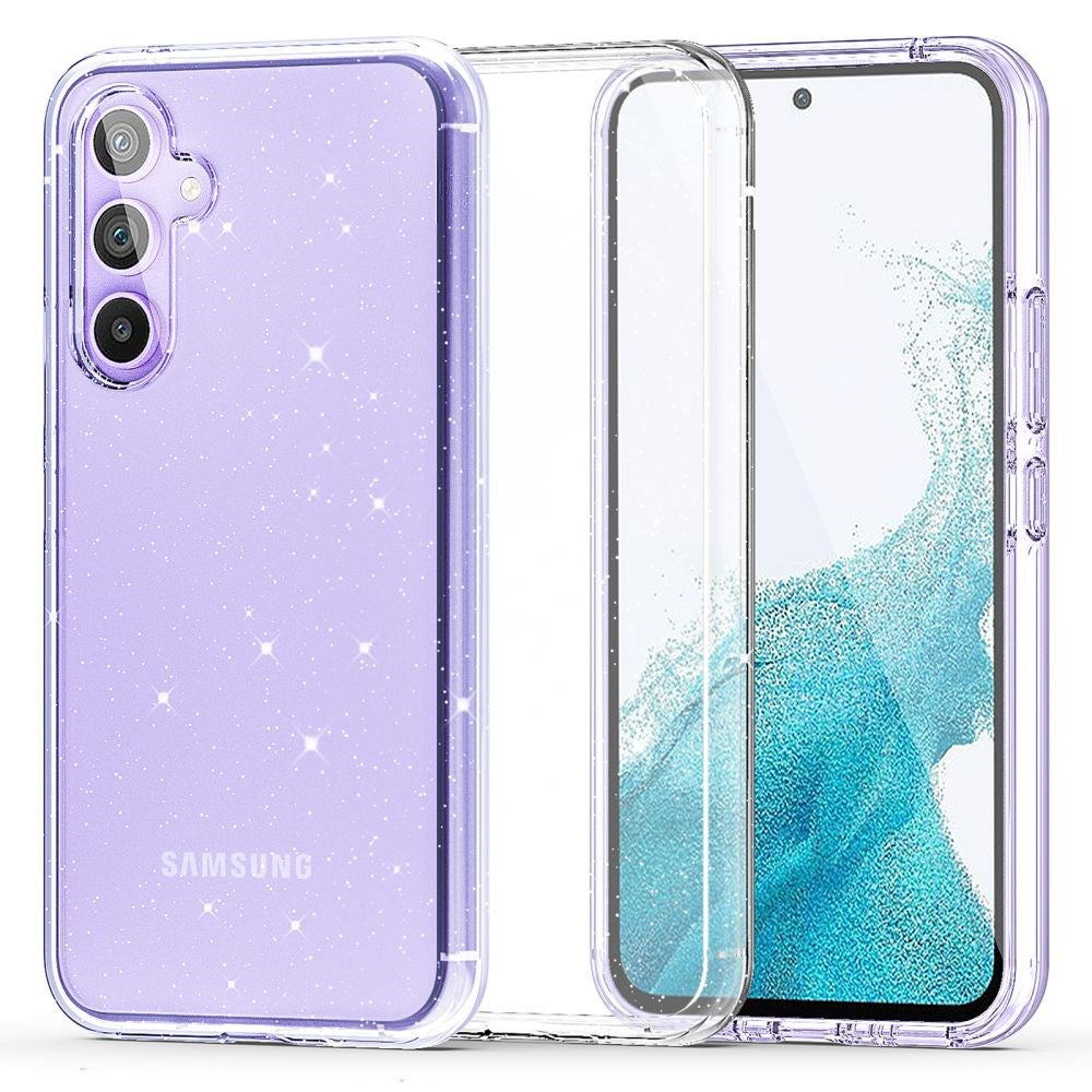 Samsung Galaxy A54 (5G) Tech-Protect FlexAir Hybrid plastbakdeksel gjennomsiktig - gjennomsiktig glitter