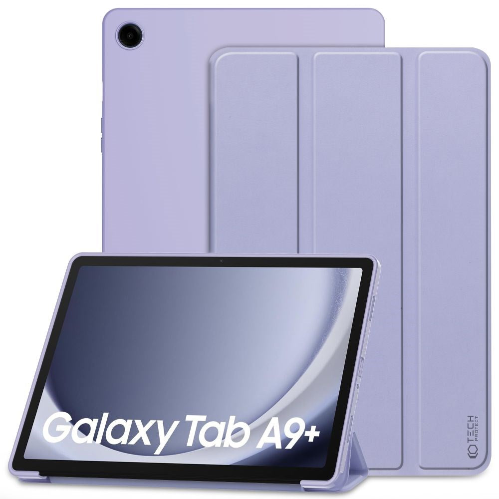 Samsung Galaxy Tab A9+ (Plus) Tech-Protect Smartcase-deksel Tri-fold - Fiolett