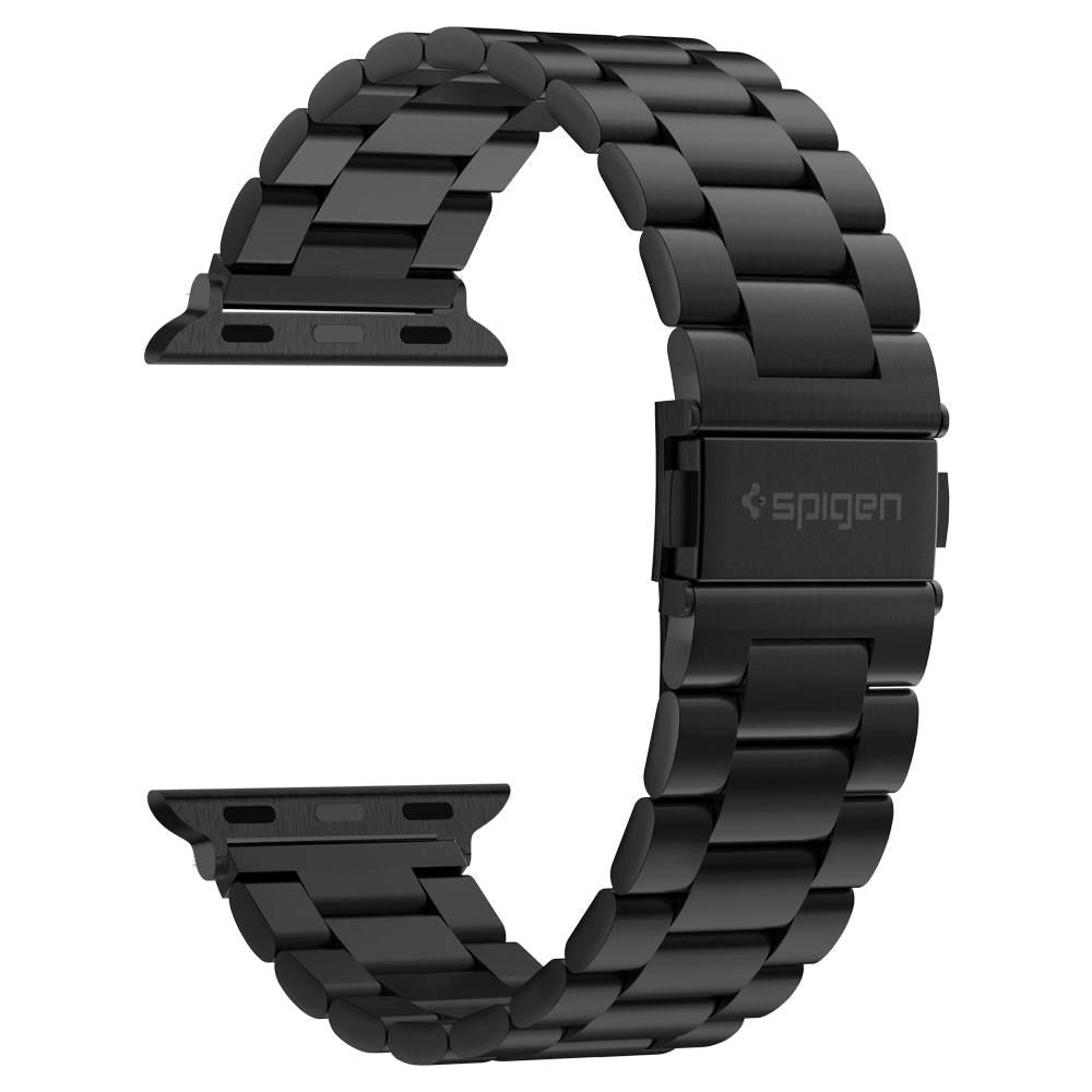 Spigen Apple Watch (42/44/SE/45/46/49 mm) Modern Fit metallrem - svart