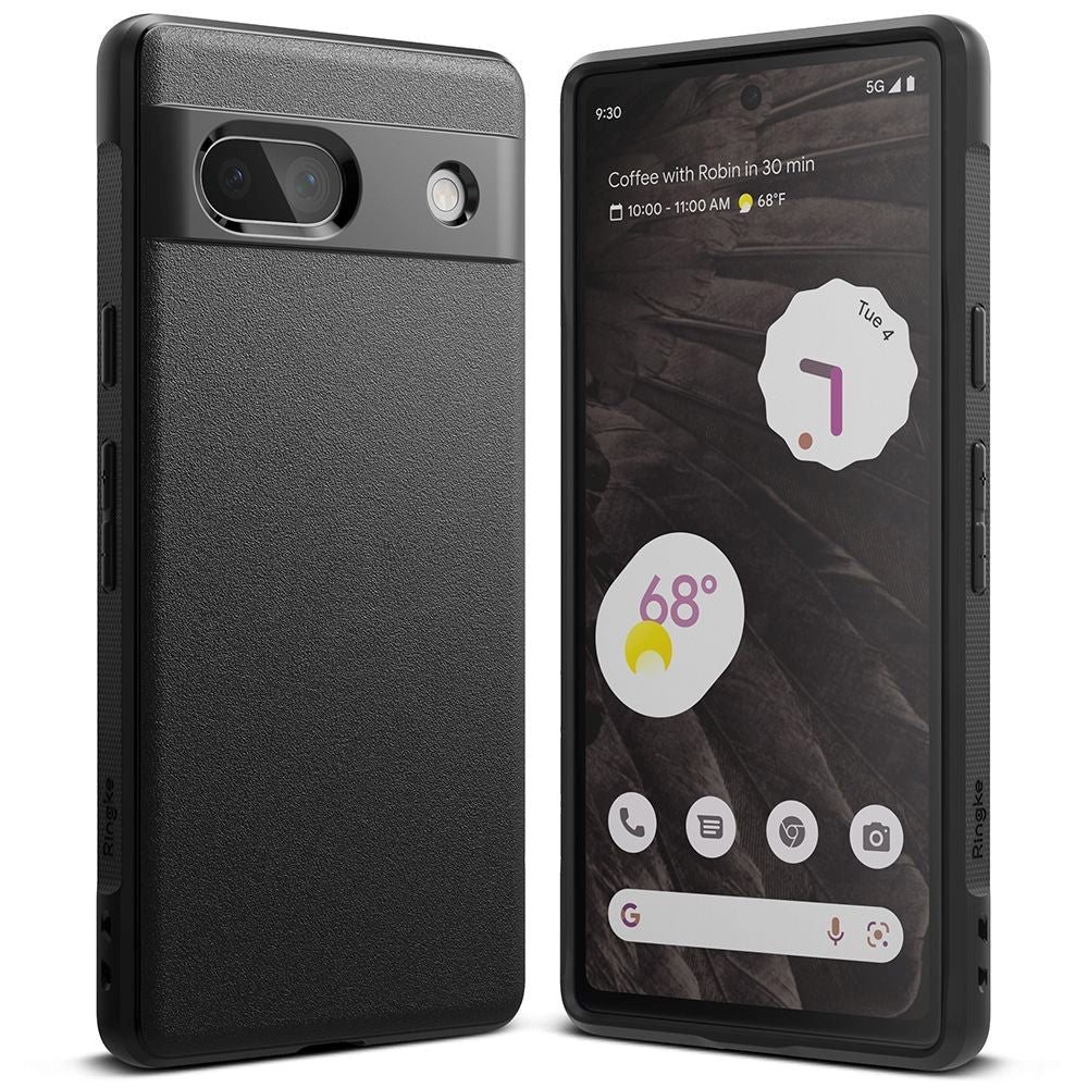 Google Pixel 7A Ringke Onyx fleksibelt bakdeksel - svart