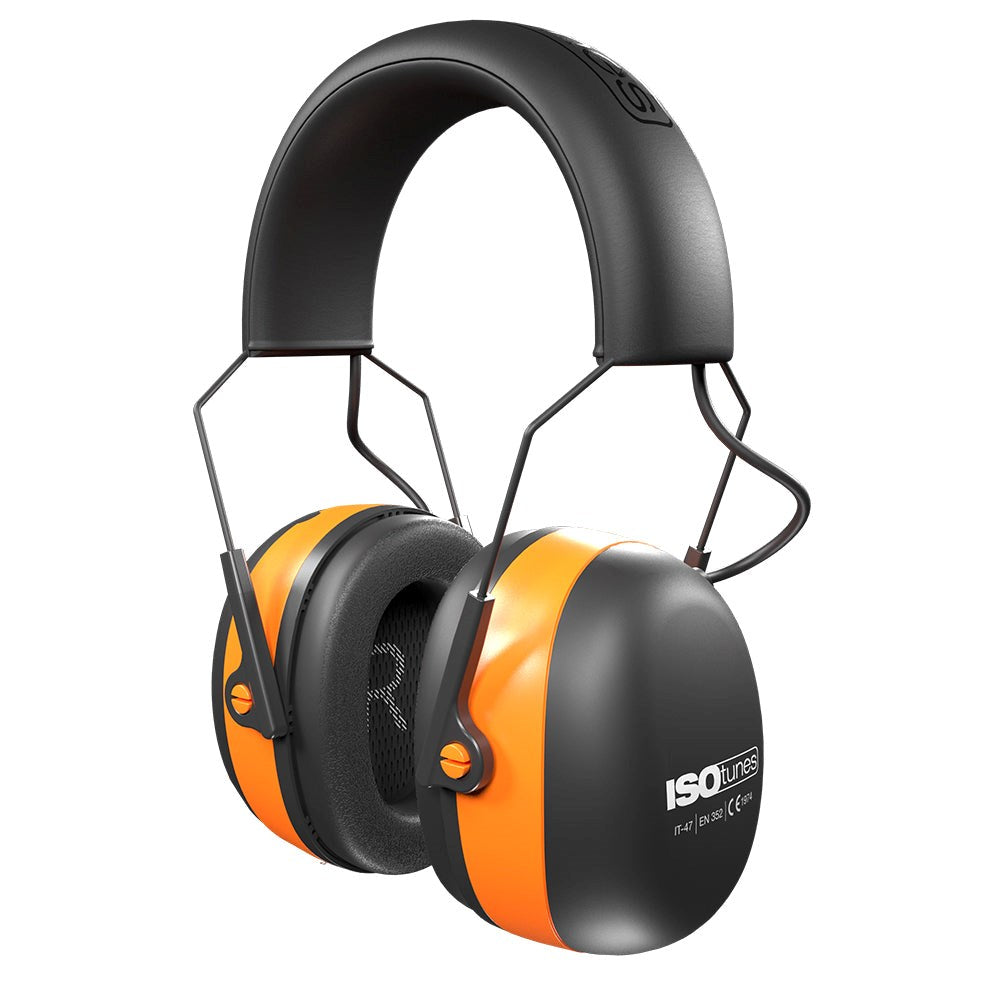ISOtunes Air Defender EN352 hørselsvern Bluetooth - Svart / Oransje