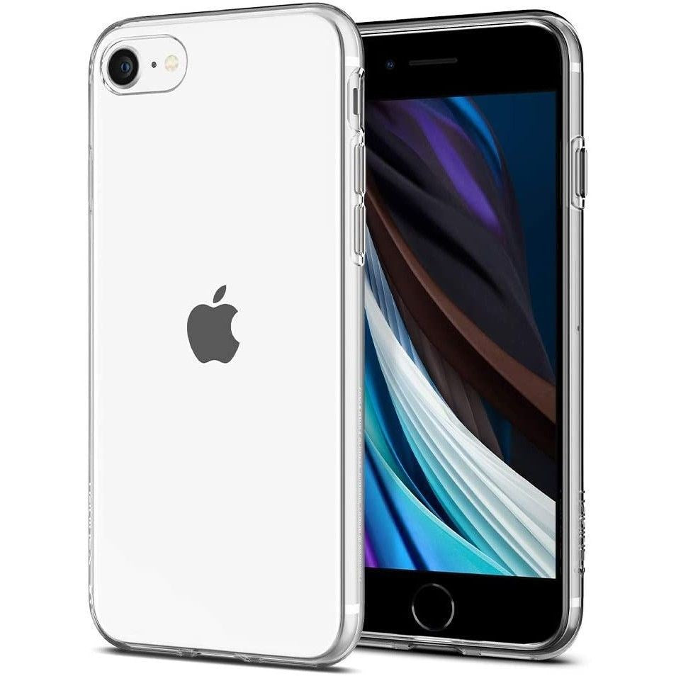 iPhone SE (2022/2020) / 8/7 Spigen Liquid Crystal Bakdeksel - Gjennomsiktig