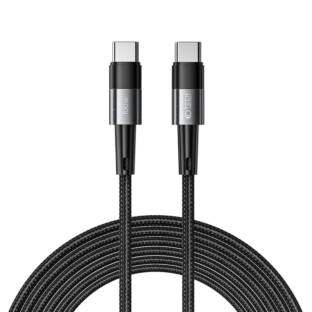Tech-Protect Ultraboost USB-C til USB-C-kabel 1000W/5A 3m - Svart