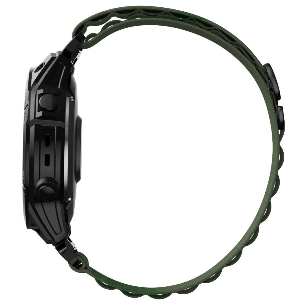 Universal Garmin 26mm QuickFit Tech-Protect Nylon Pro Urrem - Grøn