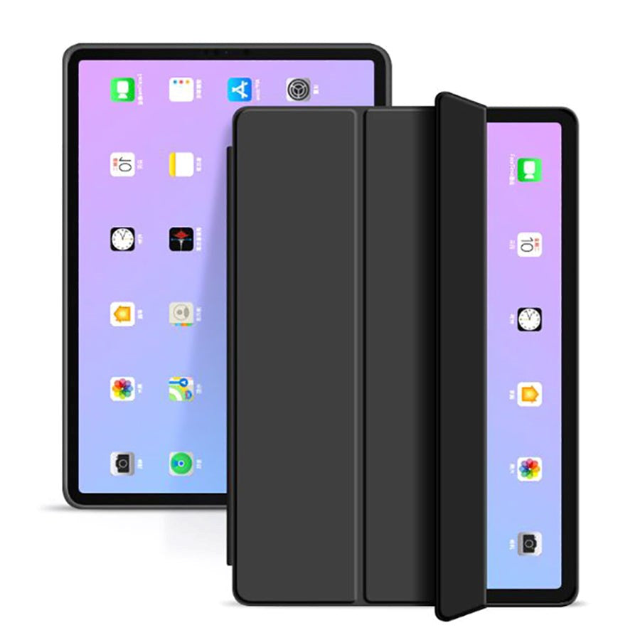 iPad Air (2022 / 2020) Tech-Protect Smartcase Cover Tri-fold & Apple Pencil Holder - Svart
