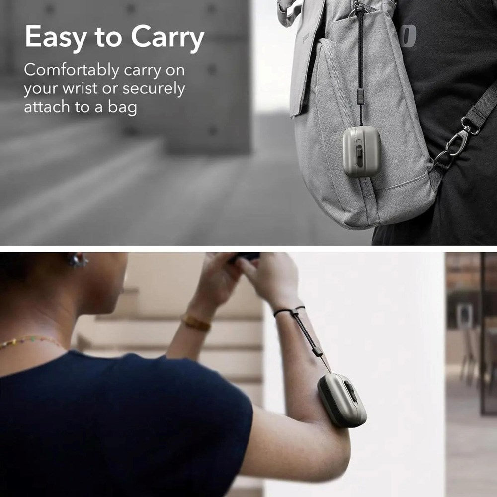 AirPods Pro (1. & 2. Gen.) ESR HaloLock Pulse Case - MagSafe Kompatibel - Grå