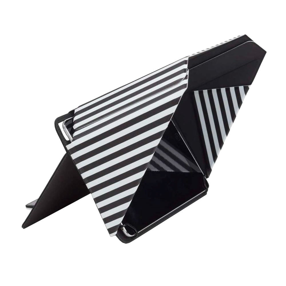 Universal Philbert Cover m. Solskjerm og integrert personvern for 9,7-11'' nettbrett - svart / hvit