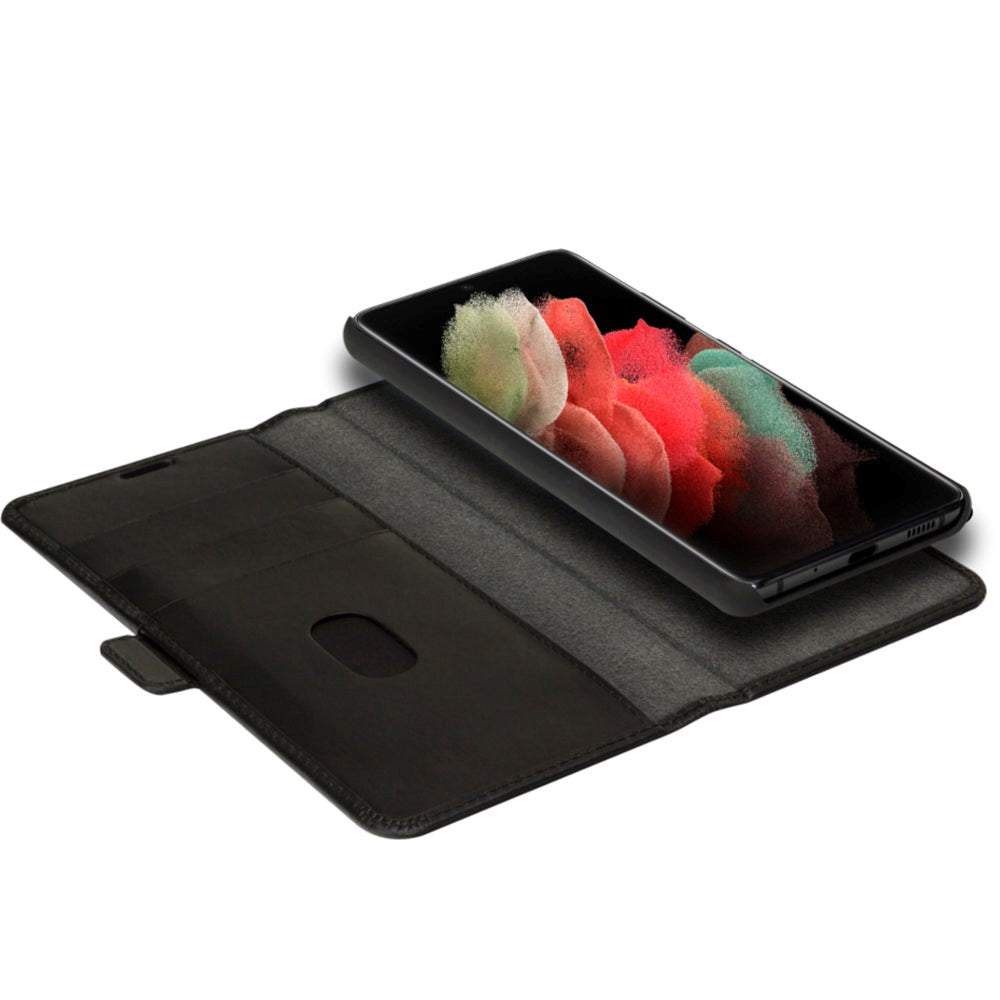 Samsung Galaxy S21 Ultra dbramante1928 Heather ekte skinn magnetdeksel - svart