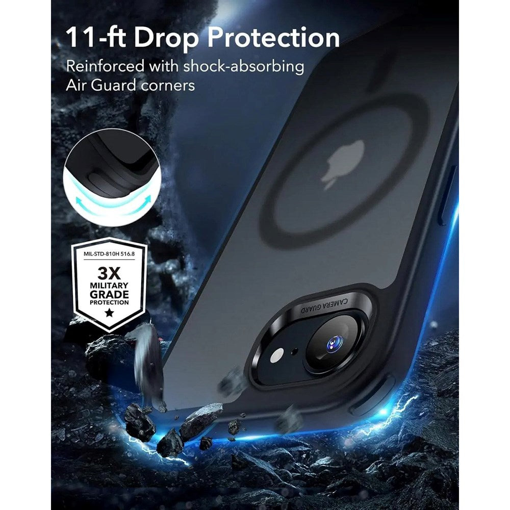 iPhone 16e - ESR Classic Hybrid Cover - MagSafe Kompatibel - Mat Sort
