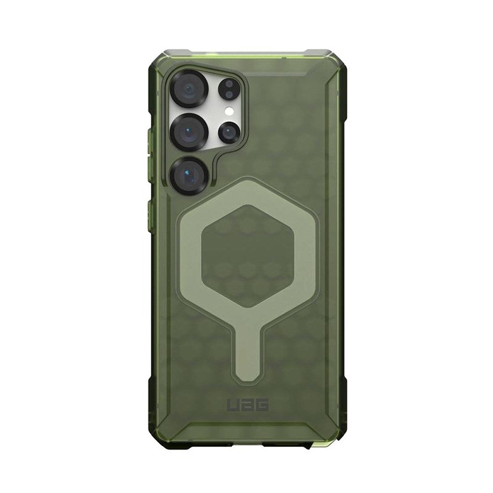 UAG ESSENTIAL ARMOR Series-deksel - Samsung Galaxy S25 Ultra - MagSafe-kompatibel - Oliven