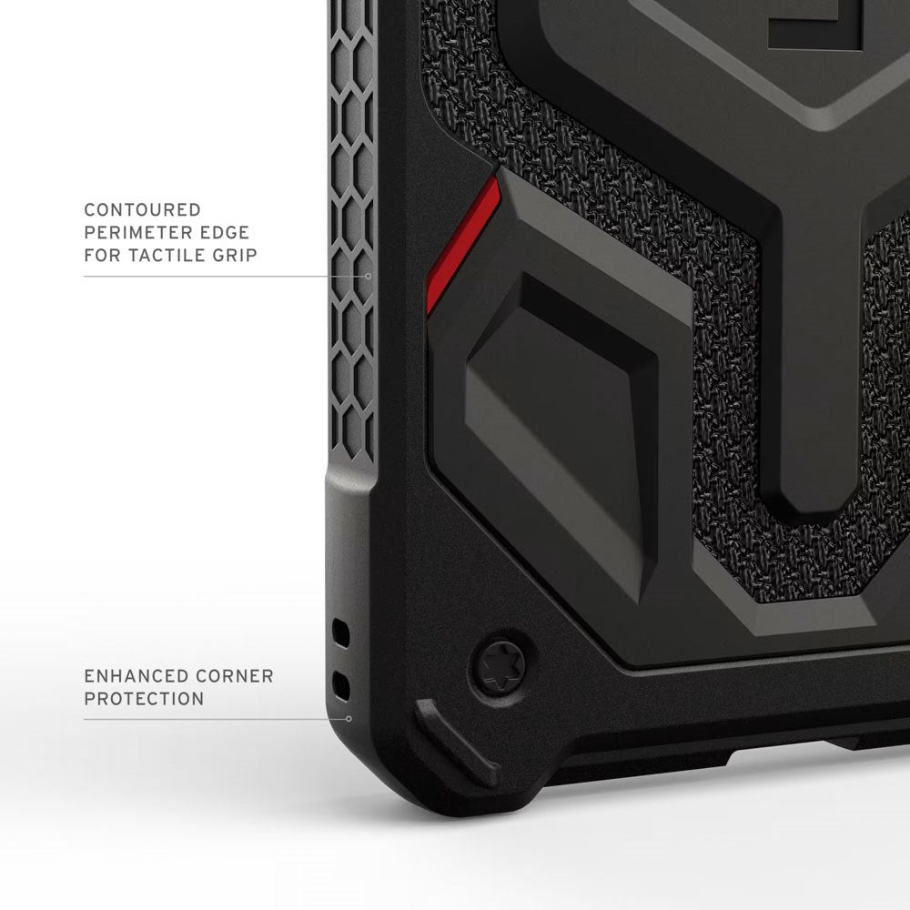 UAG Samsung Galaxy S26 Ultra Monarch Pro Kevlar Hybrid Bagside Cover - MagSafe Kompatibel - Sort