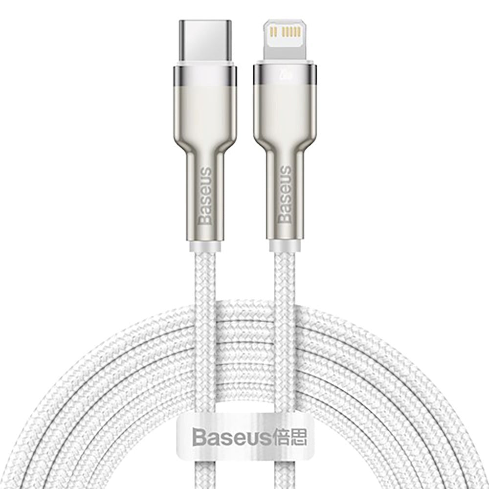 Baseus Cafule Kabel USB-C til Lightning PD 20W - 2m - Hvit
