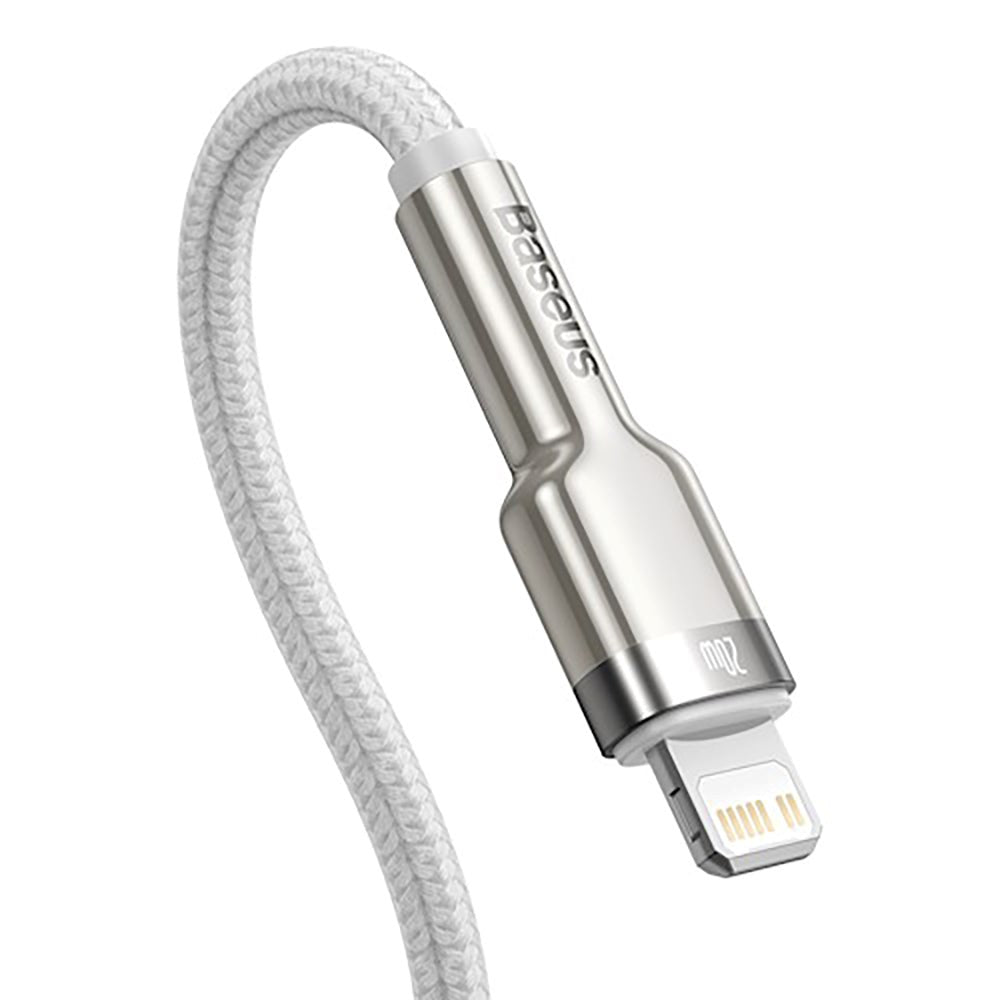 Baseus Cafule Kabel USB-C til Lightning PD 20W - 2m - Hvit