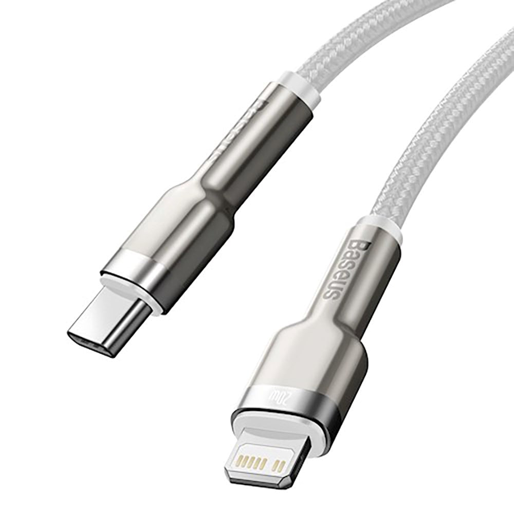 Baseus Cafule Kabel USB-C til Lightning PD 20W - 2m - Hvit