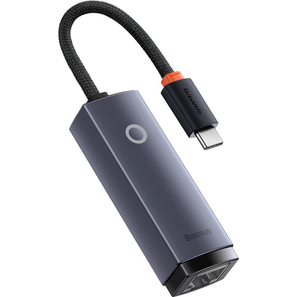 Baseus Adaptor USB Typ C til RJ45 Lan - Grå