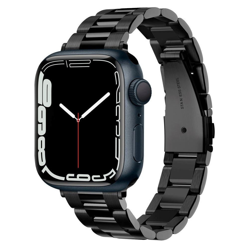 Apple Watch (38/40/SE/41/42 mm) Spigen Modern Fit Band - Stram i rustfritt stål inkl. Pinner - Svart