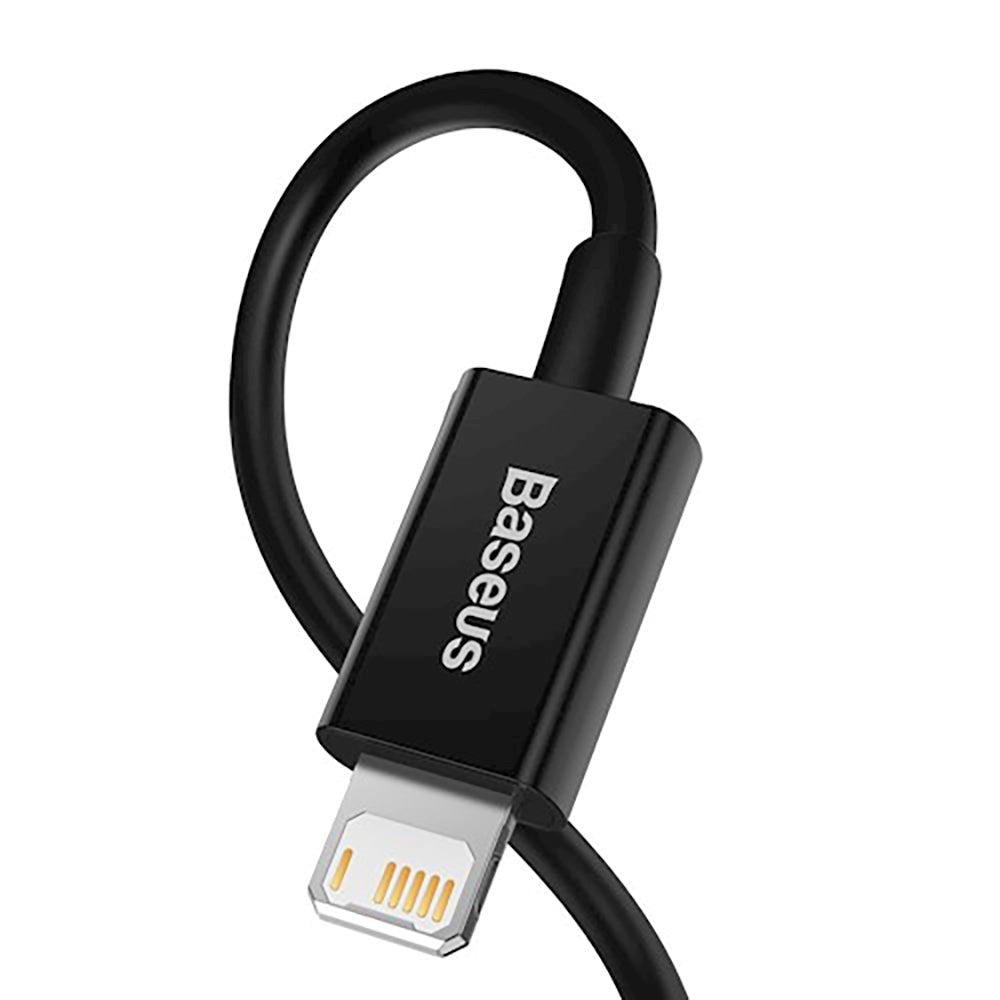 Baseus Superior Series 1m USB-A til Lightning-kabel - Svart