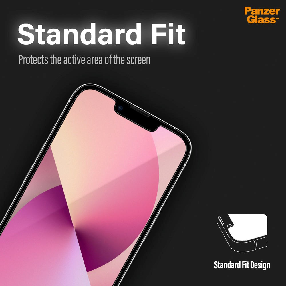 iPhone 13 Mini PanzerGlass AntiBacterial Standard Fit Skjermbeskytter - Gjennomsiktig