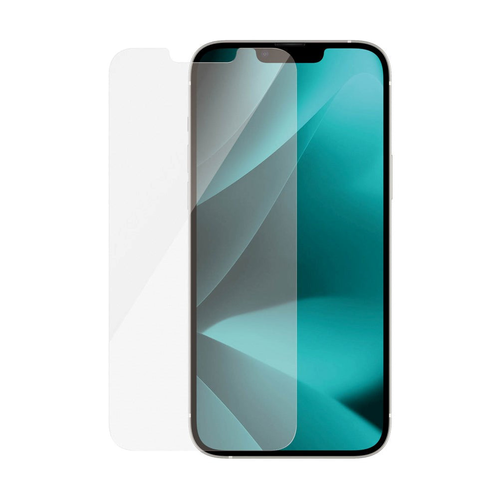 iPhone 14 Plus / 13 Pro Max PanzerGlass AntiBacterial Classic Fit skjermbeskytter - Platinastyrke - Gjennomsiktig