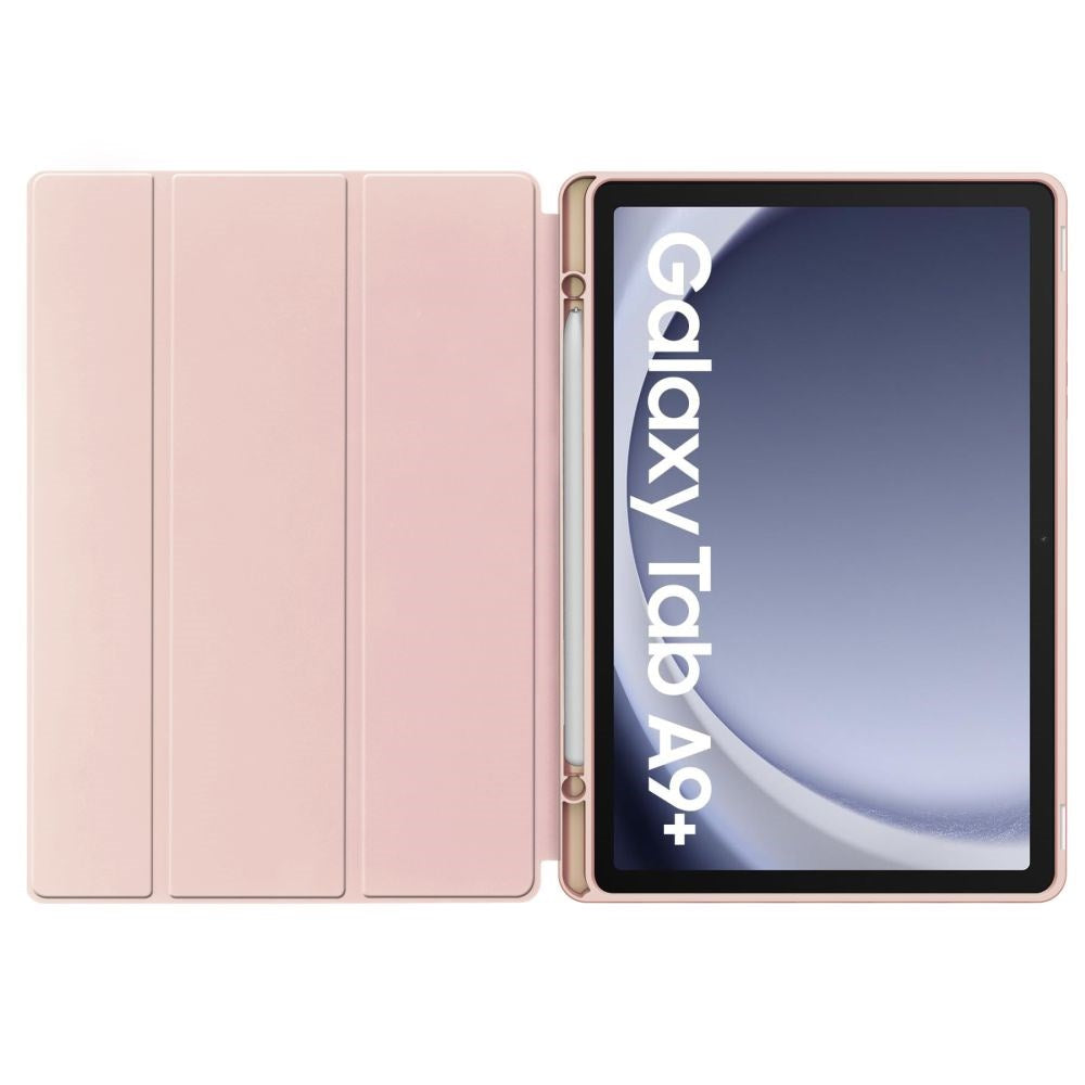 Samsung Galaxy Tab A9+ (Plus) Tech-Protect SC Tri-Fold deksel - Rosa