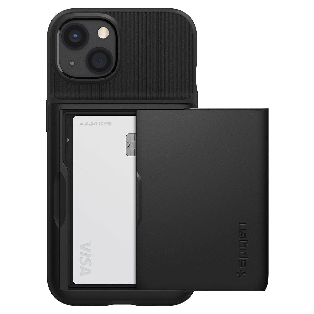 iPhone 13 Spigen Slim Armor CS Bakdeksel - Svart