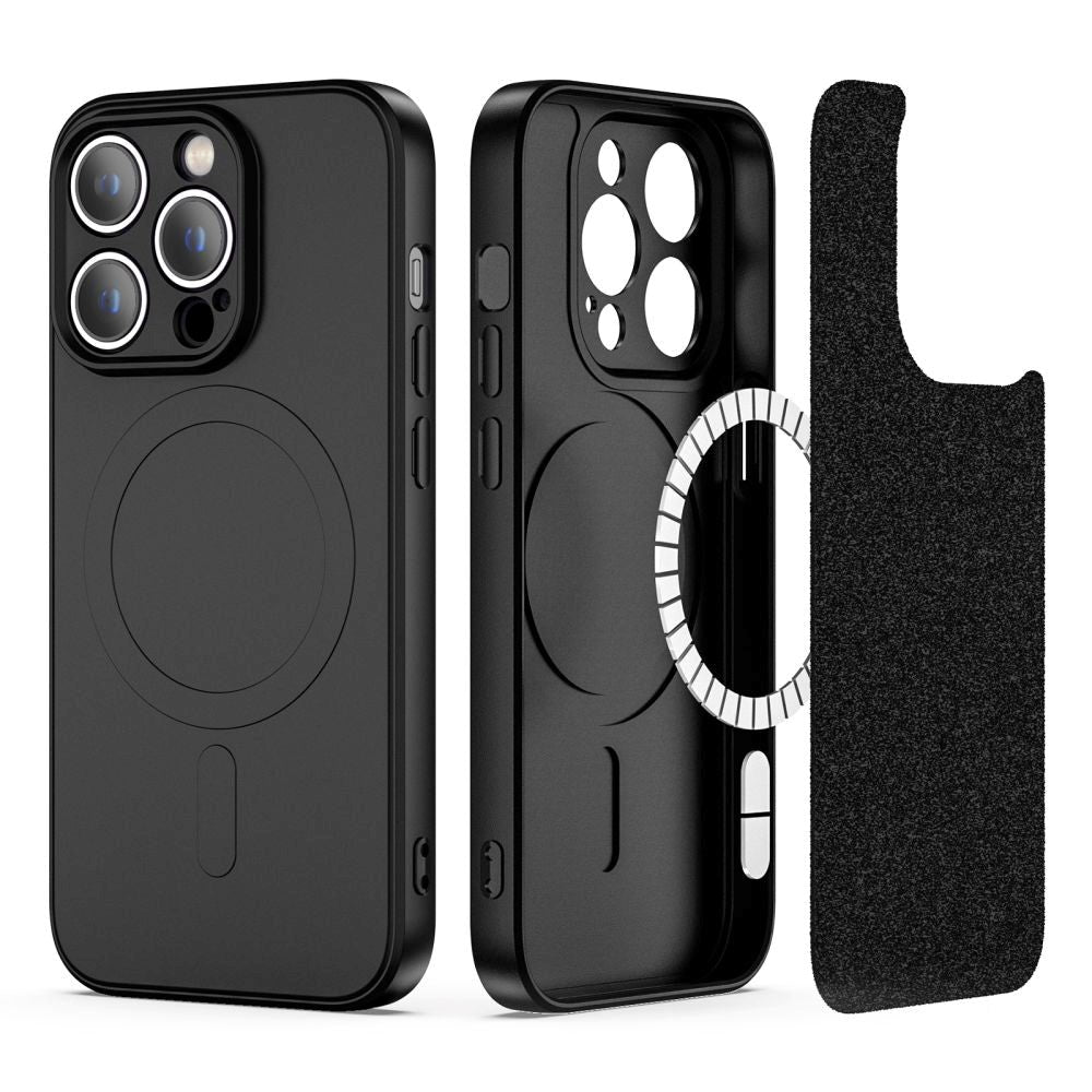iPhone 13 Pro Tech-Protect Icon Silikon Bakdeksel - MagSafe-kompatibelt - Svart