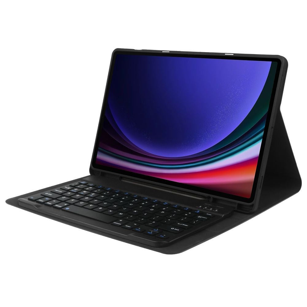 Samsung Galaxy Tab S9 FE Tech-Protect tastaturdeksel m. Blyantholder - Engelsk layout - Svart