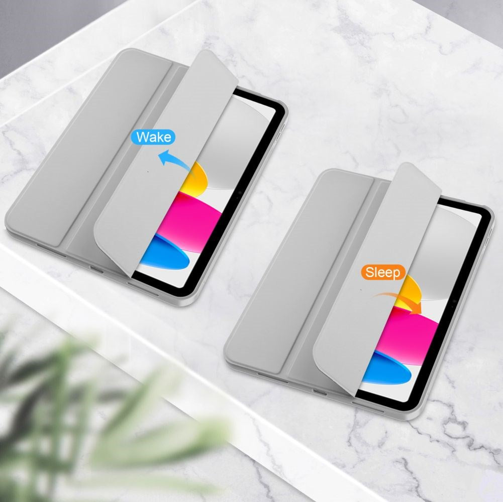 Tech-Protect iPad 11" (2025) / iPad 10,9" (2024/2022) SC-deksel m. Apple blyantholder - grå