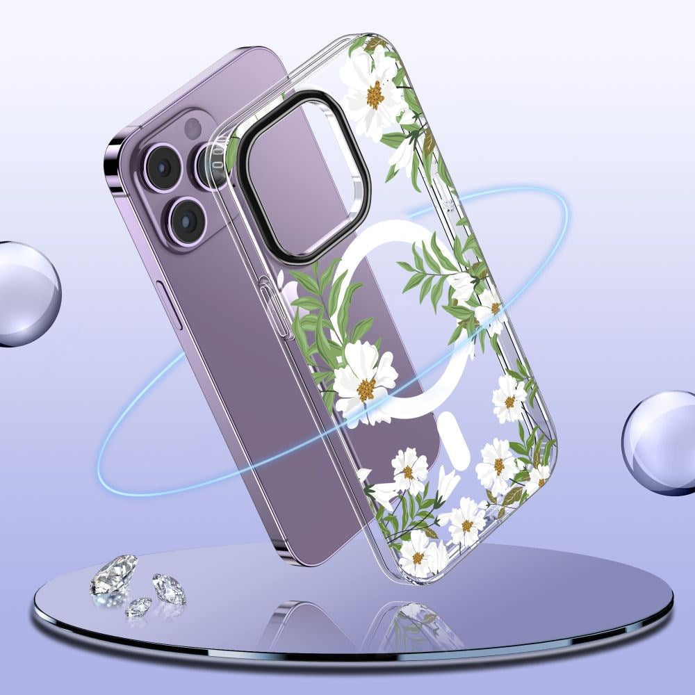 iPhone 11 Tech-Protect MagMood Bagside Cover - MagSafe Kompatibel - Spring Daisy