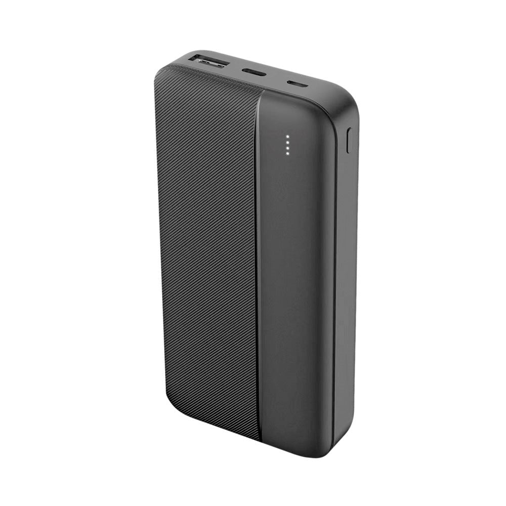 Maxlife MXPB-02 Powerbank 20W m. USB-A, USB-C & Micro-USB - 20 000 mAh - Svart