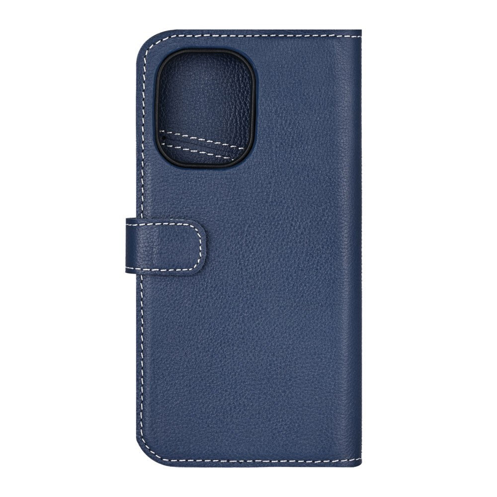 iPhone 16 Essentials 2-i-1 Læder Flip Cover m. Aftagelig Funktion - MagSafe Kompatibel - Blå