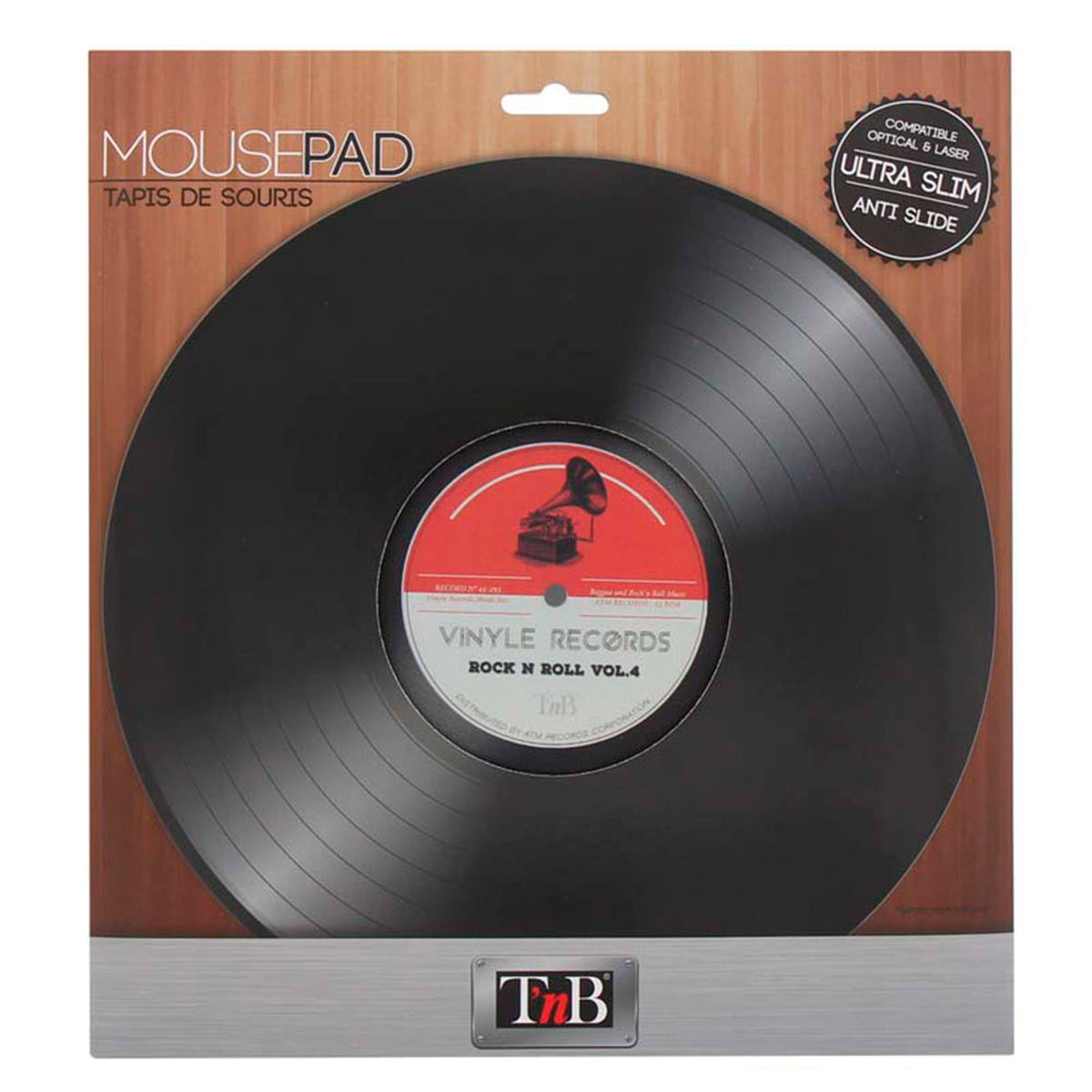 T'NB Vinyle 33T Rund Musemåtte 25 cm