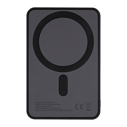 T'NB 5000 mAh MagSafe Powerbank med stativ - Svart