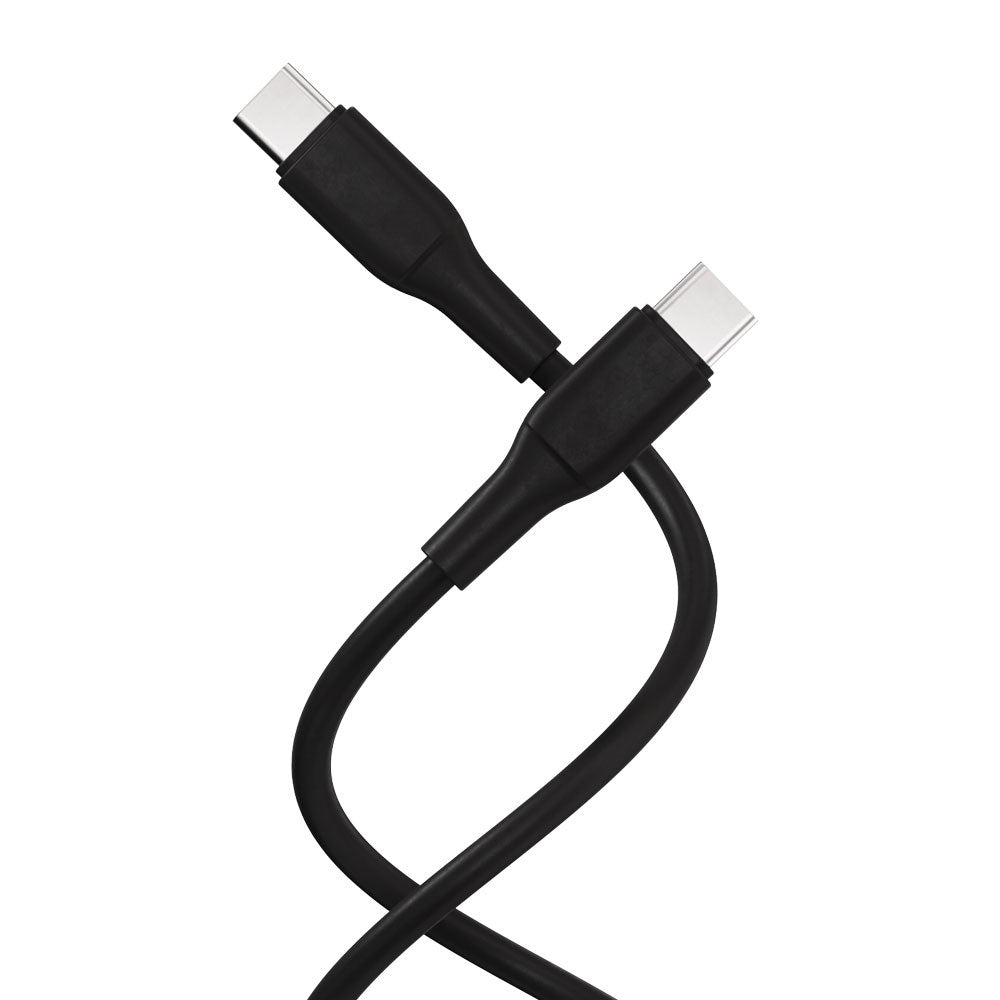 X2O Superflex USB-C til USB-C Kabel - 1.5m / 60W - Sort