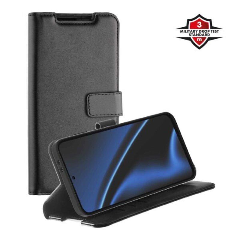 Samsung Galaxy A37 X2O Classic Wallet Flip Cover m. Kortholder & Ståfunktion - Sort