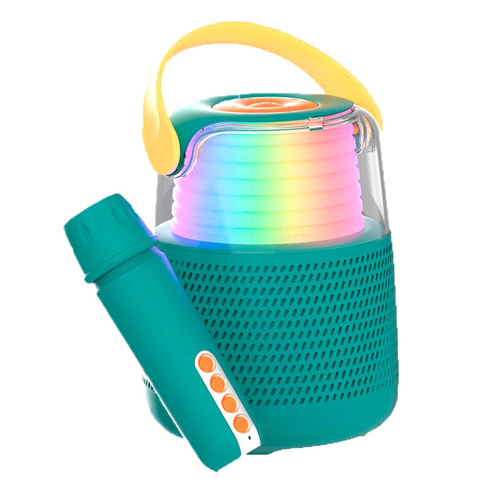 MOB Højtaler Karaoke Sæt m. Mikrofon - Grøn