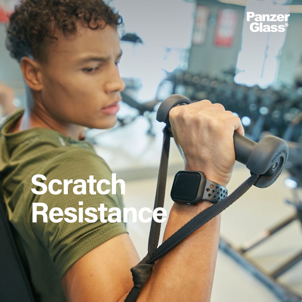 PanzerGlass Apple Watch Ultra 1/2 (49 mm) Snappie Full Body Slim Cover + innebygd skjermbeskytter - svart