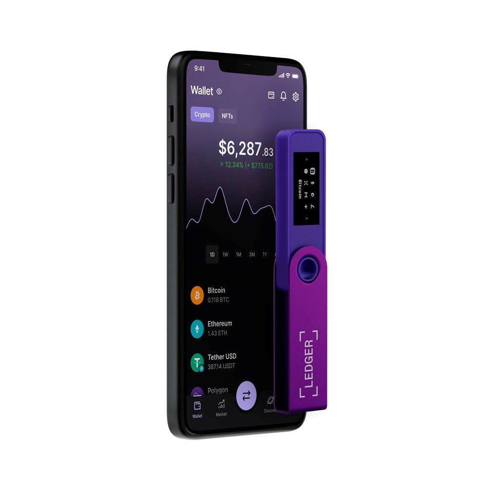 Ledger Nano S Plus Crypto Wallet - Amethyst Purple
