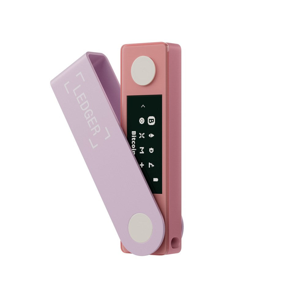Ledger Nano X Crypto Hardware Wallet - Bluetooth - Pastel Pink