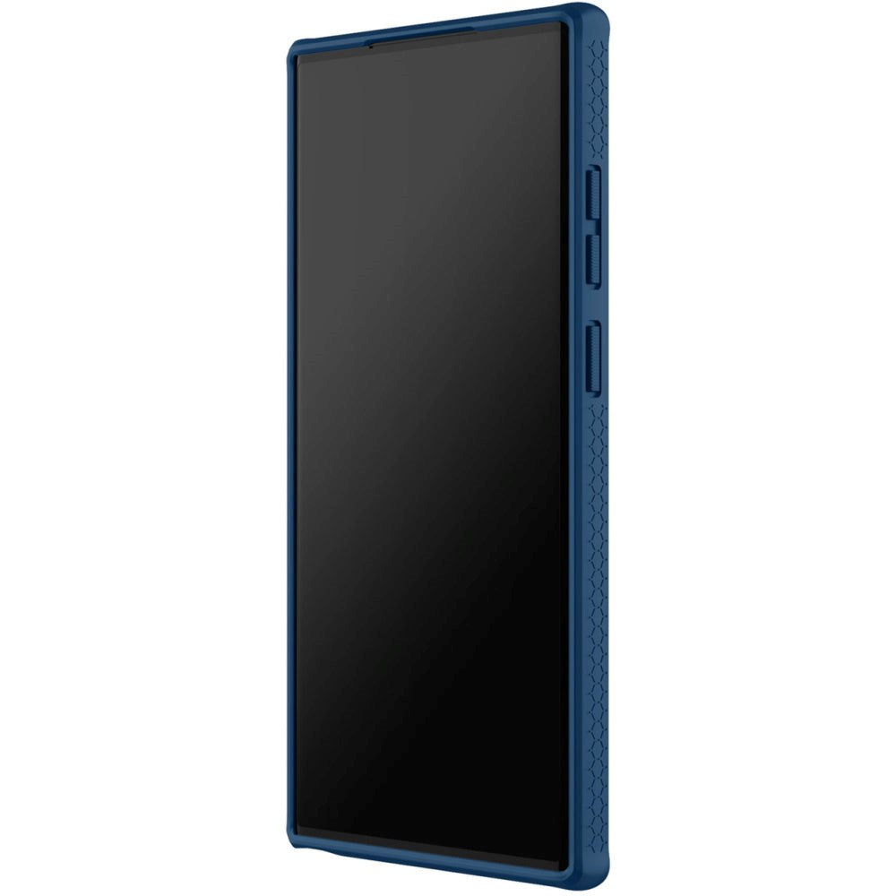 NILLKIN Samsung Galaxy S23 Ultra Silikone Cover m. Grip - Blå