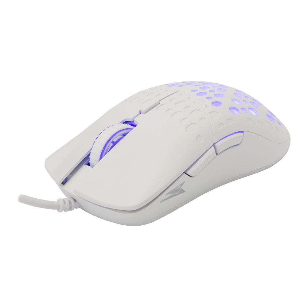 Baracuda OCTOPUS 6D / 3600 DPI Gaming Mus - Hvid