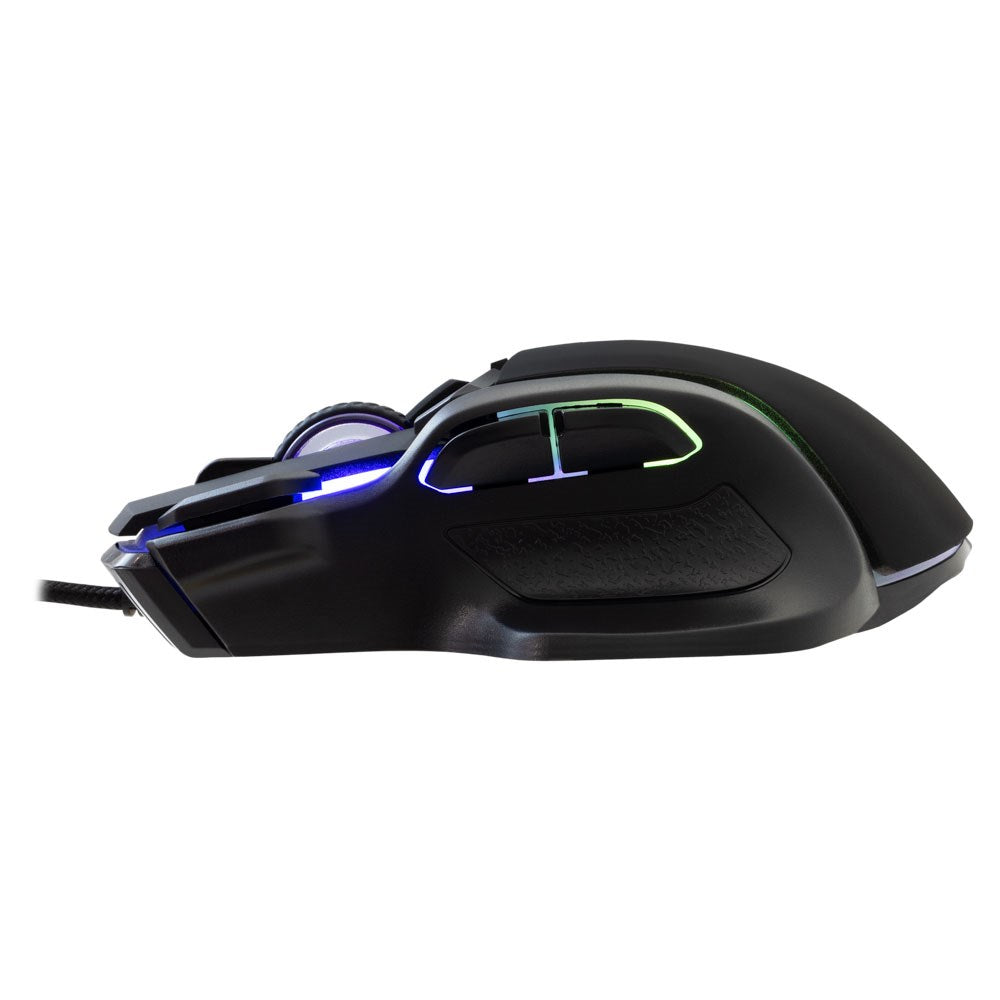Baracuda PIRANHA 7D / 7200 DPI Gaming Mus - Sort