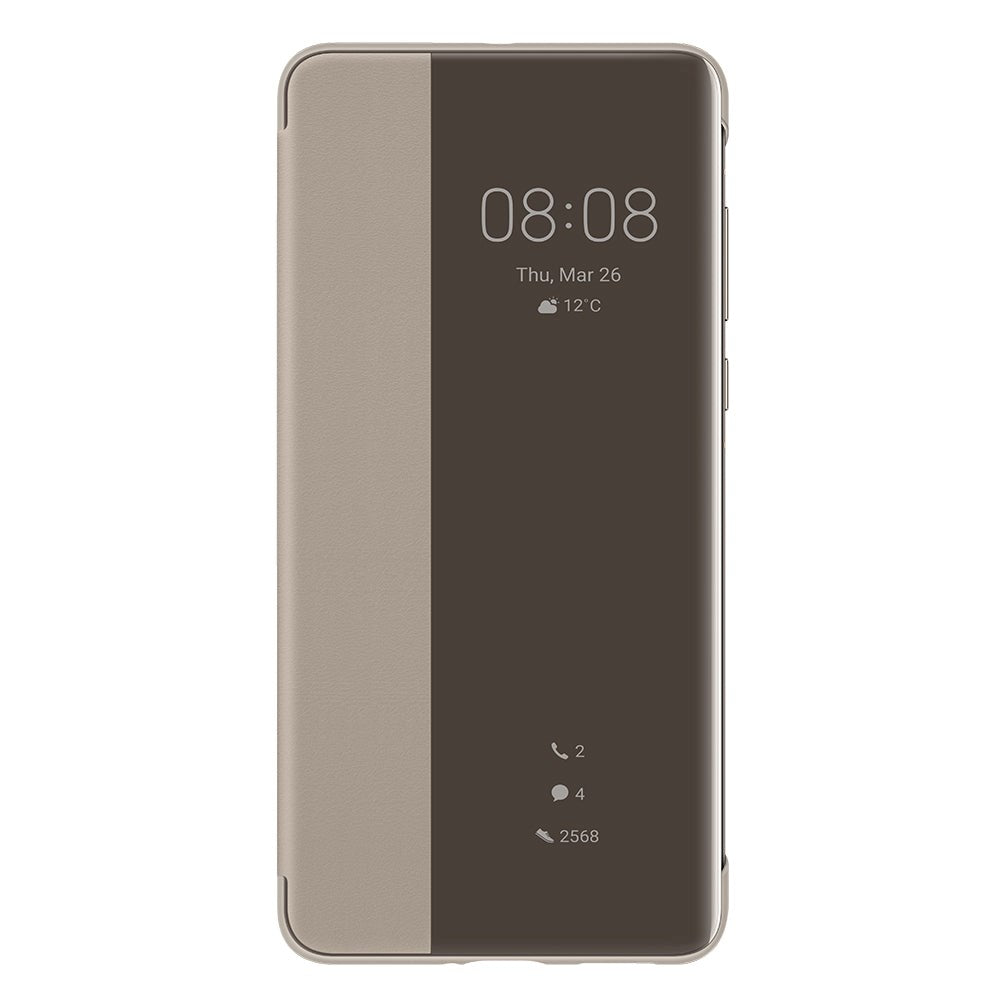 Originalt Huawei P40 Smart View Flip Cover Khaki