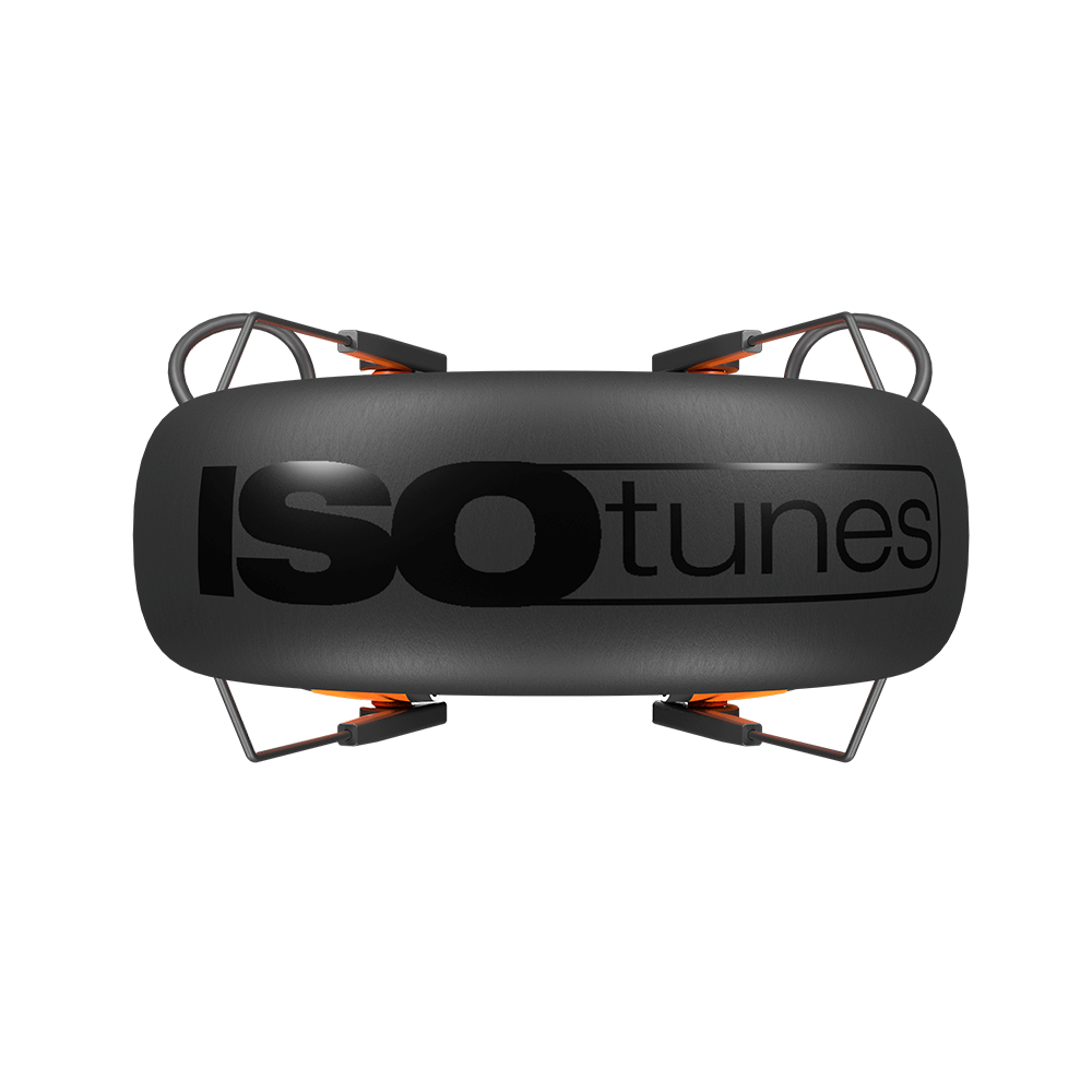 ISOtunes Air Defender EN352 hørselsvern Bluetooth - Svart / Oransje