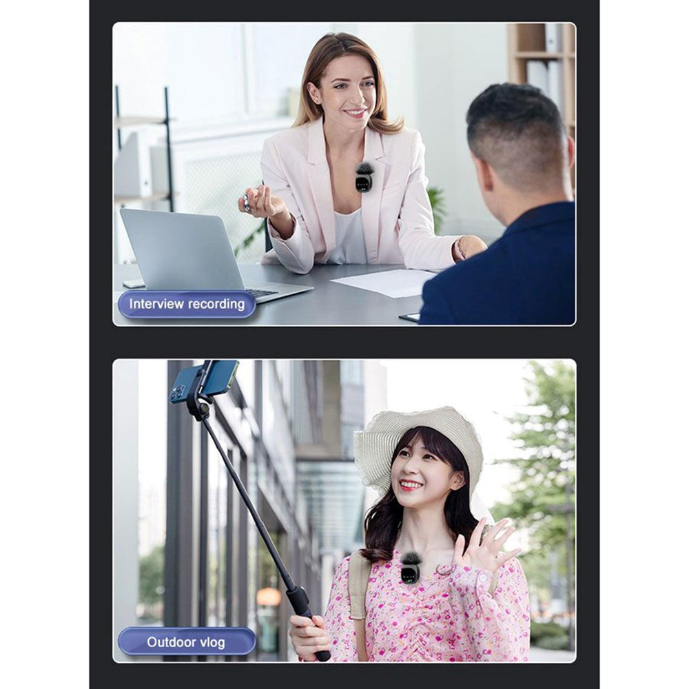 Lippa Pro 2nd trådløs mikrofon m. Lyn - Svart