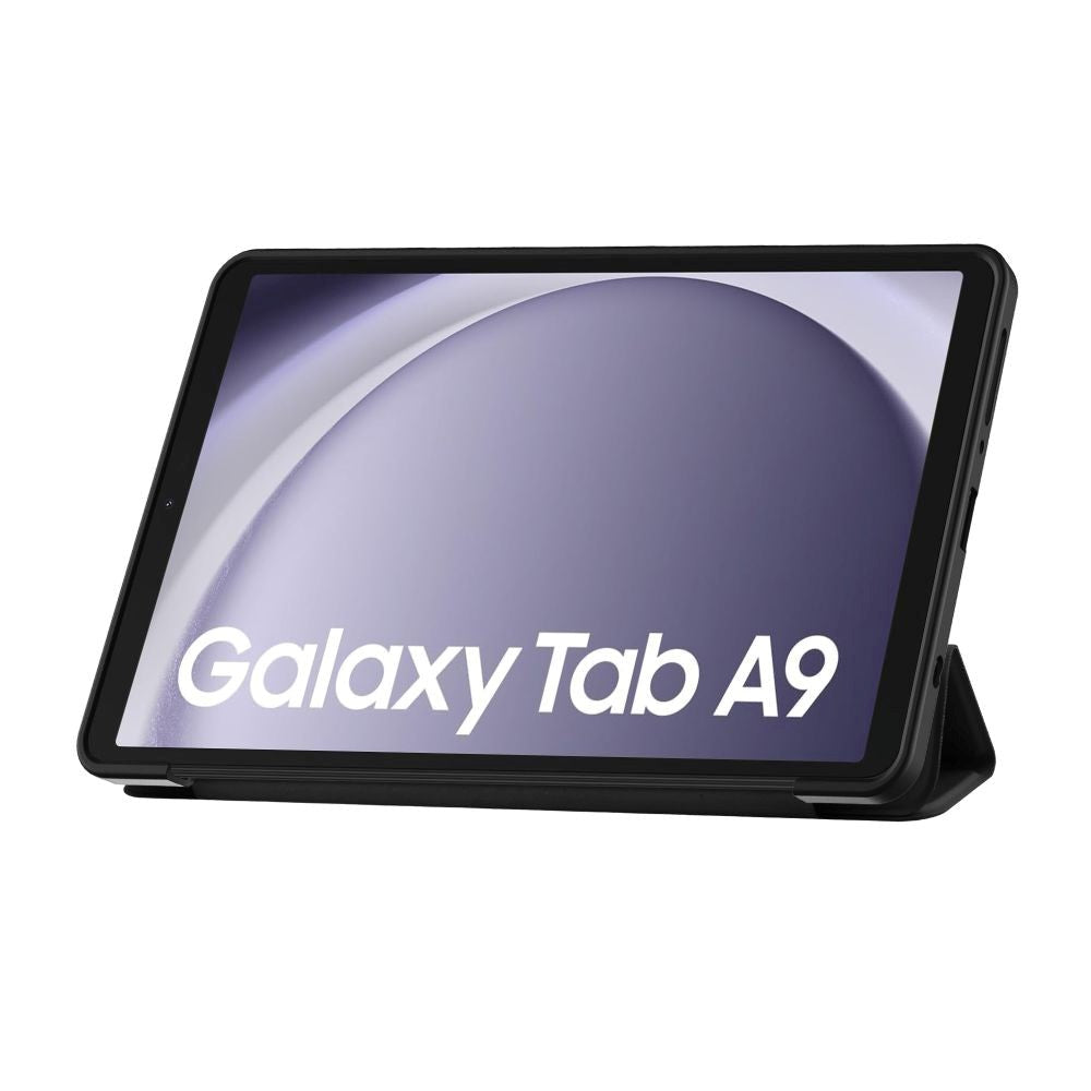Samsung Galaxy Tab A9 Tech-Protect Smartcase-deksel Tri-fold - Svart