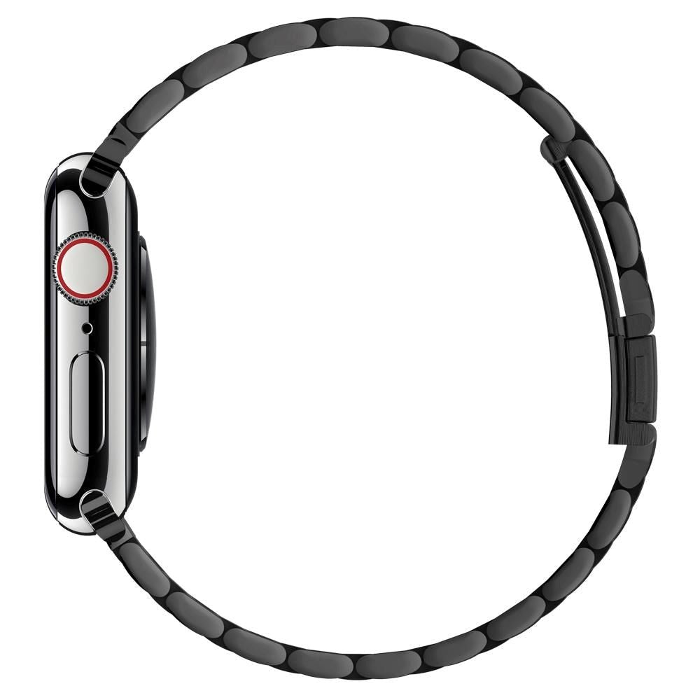 Spigen Apple Watch (42/44/SE/45/46/49 mm) Modern Fit metallrem - svart