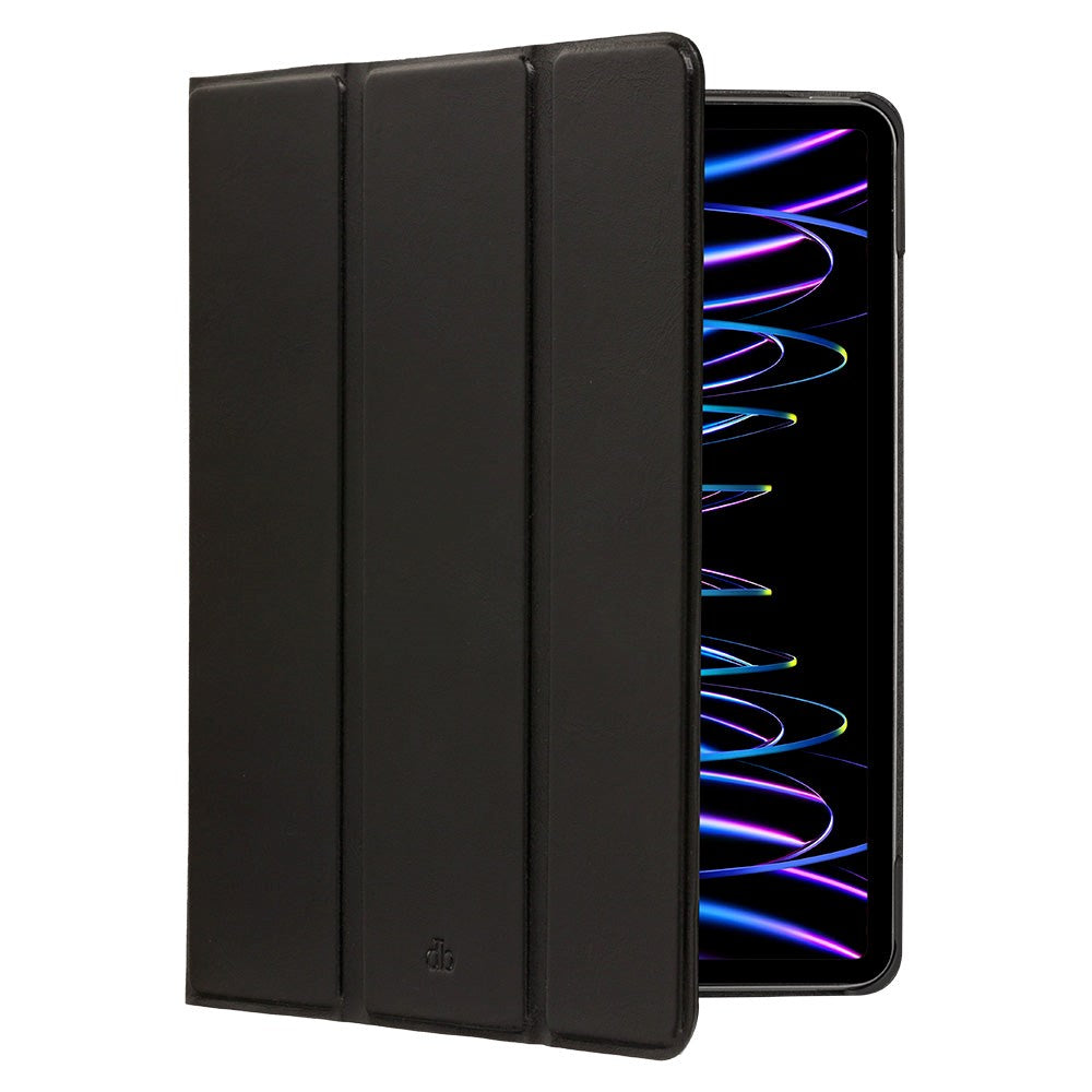 iPad 11" (2025) / iPad 10.9" (2024/2022) dbramante1928 Risskov miljøvennlig flippdeksel i lær - svart